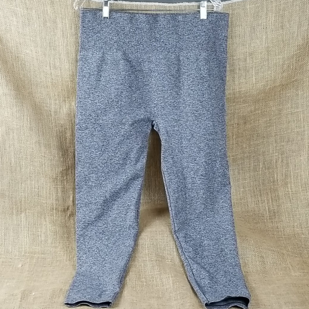 Xersion Marled Grey Knit Leggings in XXL